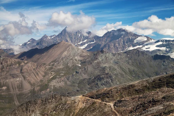 Oberrothorn, Dom, Taschhorn i Alphubel — Zdjęcie stockowe