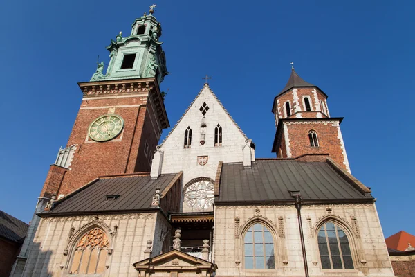 Wawel 시계탑 및 실버 벨 타워 — 스톡 사진