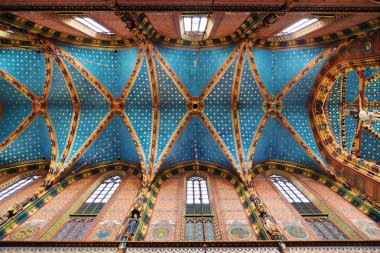 Tavan St Mary Bazilikası Krakow