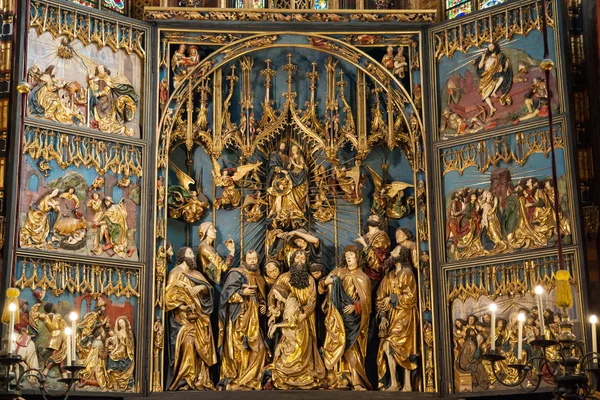 St Mary Altar in Krakow — Stock Photo, Image