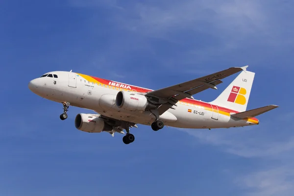 Airbus A319 de Iberia — Foto de Stock