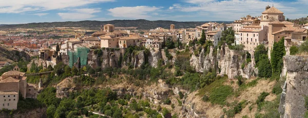 Stare Miasto Cuenca Castle District Viewpoint Cuenca Hiszpania — Zdjęcie stockowe