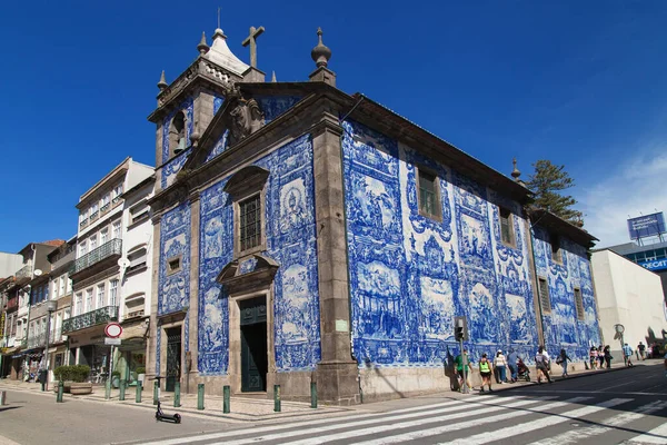 Oporto Portugal Agosto 2020 Capilla Las Almas Oporto Portugal — Foto de Stock