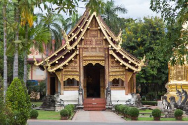 Wihan Lai Kham, Phra Buddha Singh 'in evi, Wat Phra Singh, Chiang Mai, Tayland