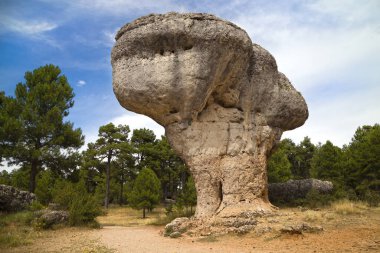 Encantada, Cuenca, İspanya 'da Rock Pedestal.