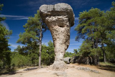 Ciudad Encantada 'da Tormo Alto, Cuenca, İspanya.