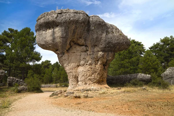 Svampsten Ciudad Encantada Cuenca Spanien — Stockfoto