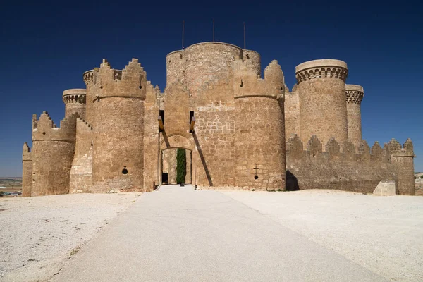 Slottet Belmonte Cuenca Spanien — Stockfoto