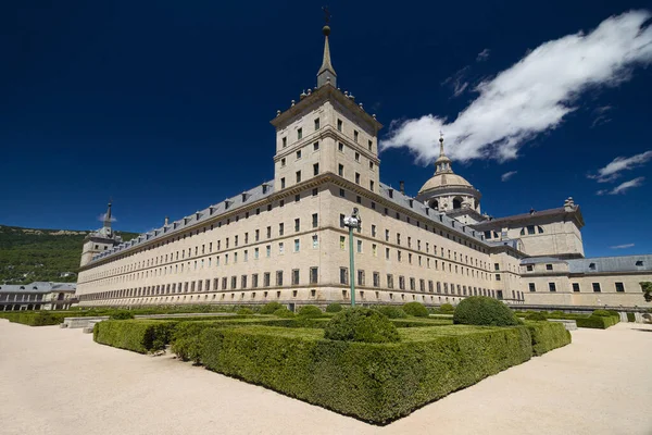 Tuin Van Monniken Het Escorial Klooster Madrid Spanje — Stockfoto