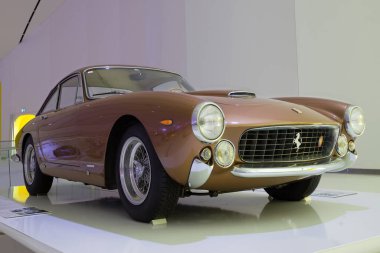 Modena, İtalya - 14 Ağustos 2021: Ferrari 250 GTL, Enzo Ferrari Müzesi, Modena, İtalya.