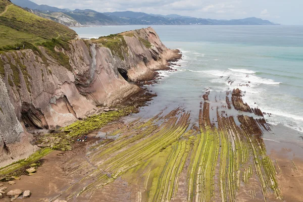 Zumaia flysch — Stok fotoğraf