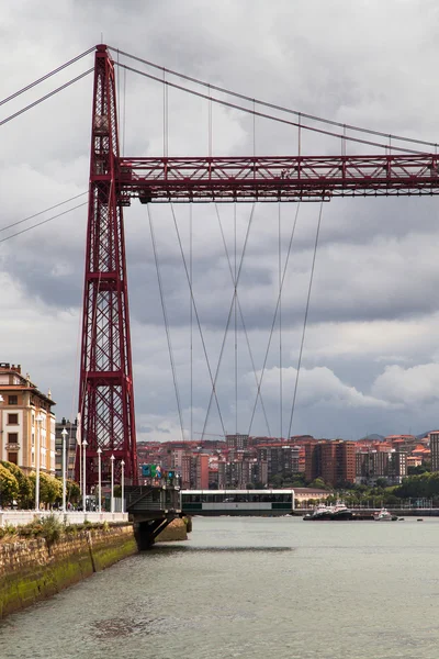 Torre de getxo, ponte de vizcaya — стокове фото