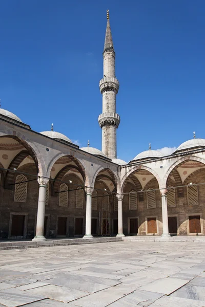 Minarett der blauen Moschee — Stockfoto