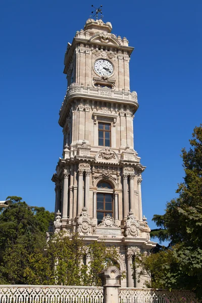 Dolmabahce clock tower — Zdjęcie stockowe