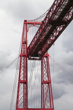 Iron tower of Vizcaya Bridge clipart