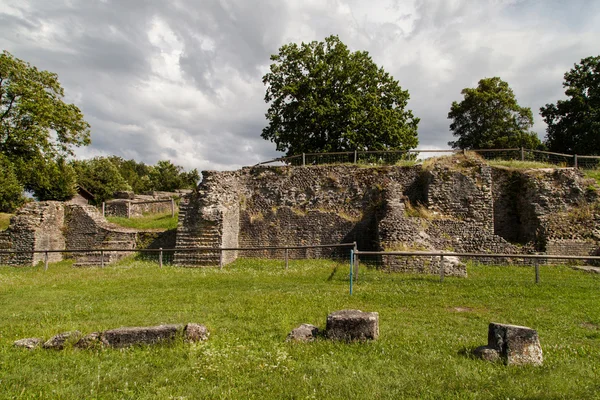 Ruinen des aventicum-Theaters — Stockfoto