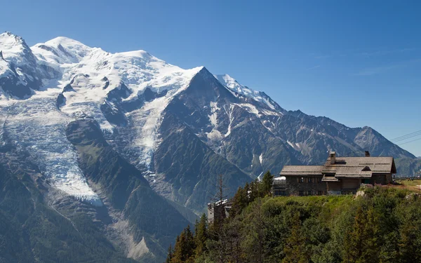 Mont blanc from Brevent — Stock Photo, Image