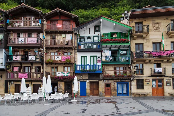 Huizen van Pasai Basque — Stockfoto