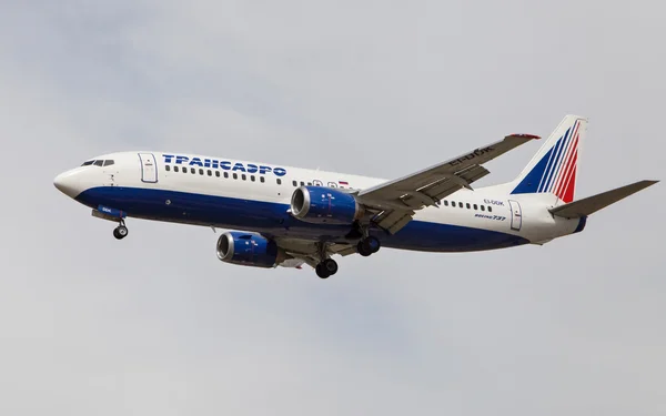 Transaero Airlines Boeing 737 — Stock Photo, Image