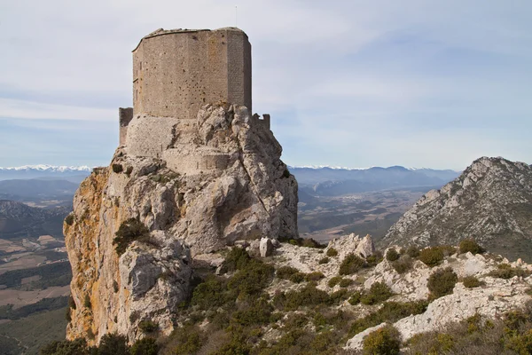 Castillo de Queribus — Foto de Stock