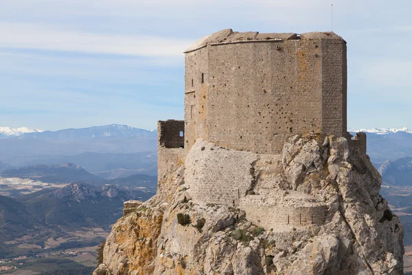 Ruinen von Chateau Queribus — Stockfoto