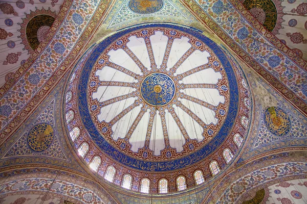 Teto da Mesquita Azul — Fotografia de Stock