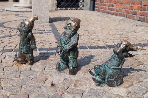Disabled dwarves in Wroclaw