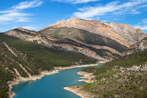 Noguera Ribagorzana po a Montsec — Stock fotografie