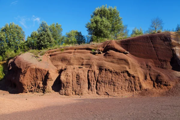 Volcanic formations of the Croscat — Stock Photo, Image