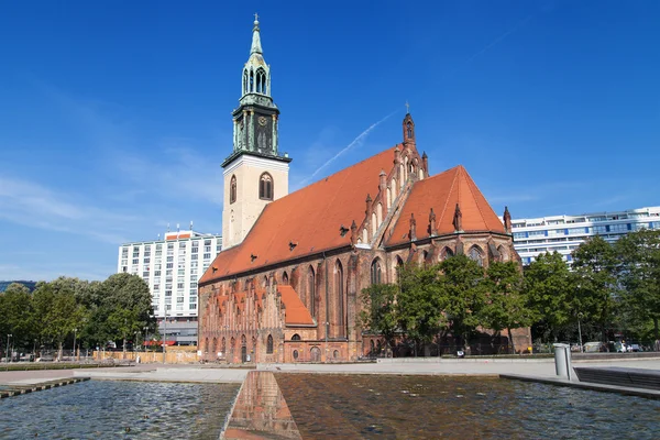 Berlin'deki marienkirche — Stok fotoğraf