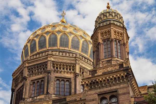 Kopule nové synagogy — Stock fotografie