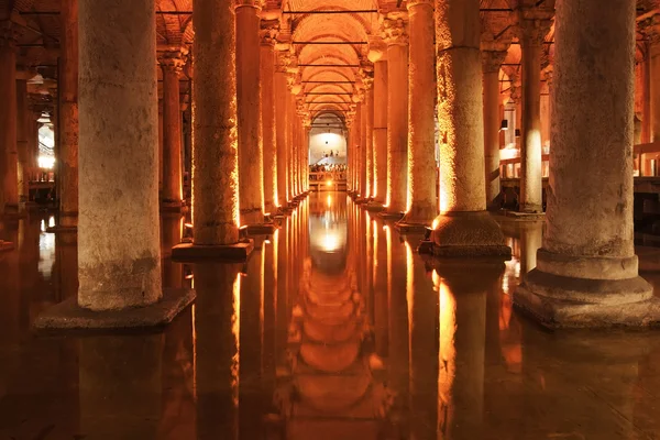 Cisterna Basílica em Istambul — Fotografia de Stock