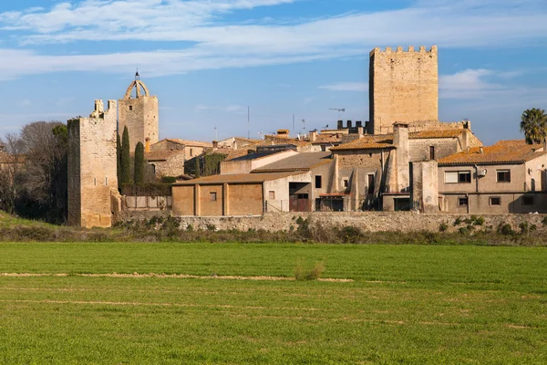 Middeleeuwse dorp van Peratallada — Stockfoto