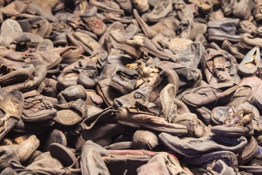 Auschwitz kurbanlarının Ayakkabı