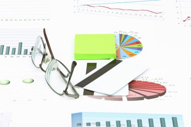 İş hala hayat bir kredi kartları, etiket, gözlük