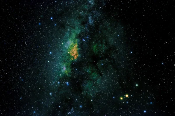Stjärnor och galaxen rymden himmel natt universum bakgrund — Stockfoto