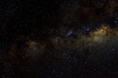 Yıldızlar ve galaksiler gökyüzü gece evreni parlak yıldız alanının siyah yıldızlı arka planı