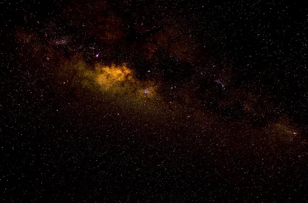 Stjärnor och galax rymden himmel natt bakgrund — Stockfoto