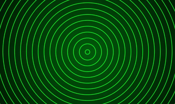 Green circle frequency wave background. Green circle wave for a radio or broadcast communication technology theme.
