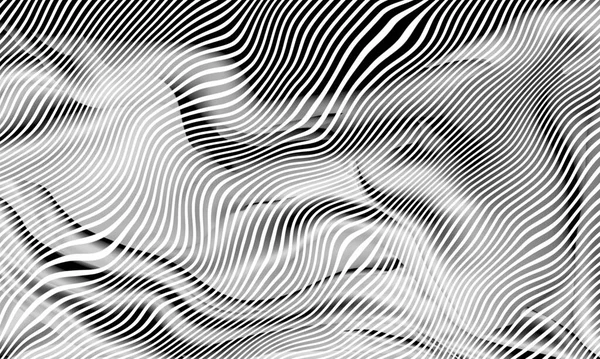 White zebra wave pattern abstract background.