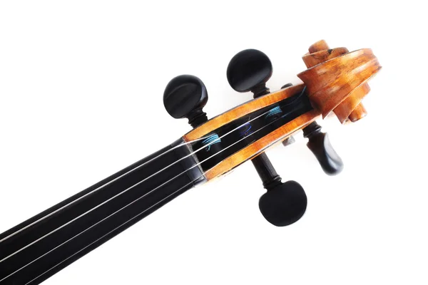 Instrumentos musicales de violín sobre blanco —  Fotos de Stock