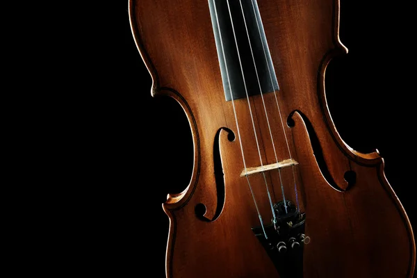 Instrumentos musicais de orquestra de violino — Fotografia de Stock