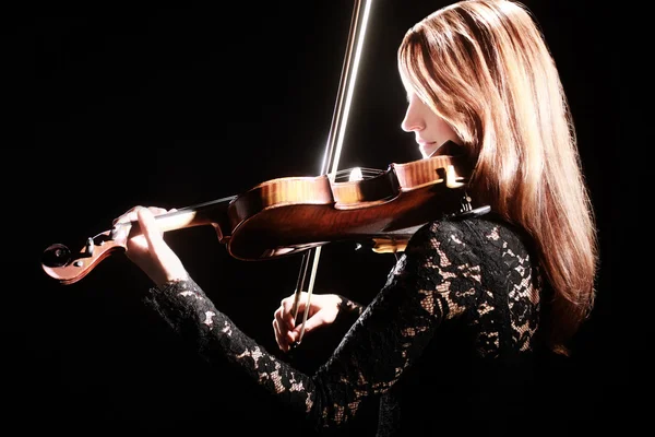 Violin player classical musician violinist — Stock Photo, Image