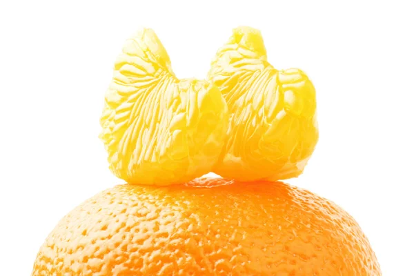 Mandarin tangerine segment — Stockfoto