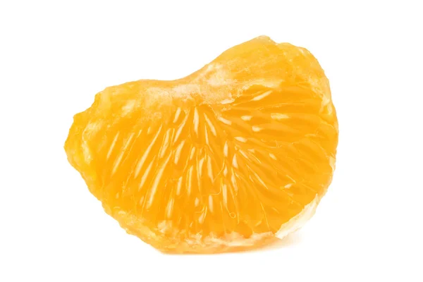 Tangerine slice isolerade — Stockfoto