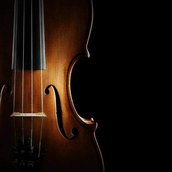 Instrumentos musicais de orquestra de violino — Fotografia de Stock