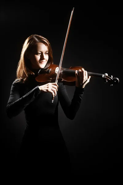 Housle hráče klasický hudebník houslista — Stock fotografie