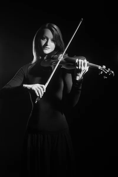 Vioolconcert speler violist klassieke muziek — Stockfoto