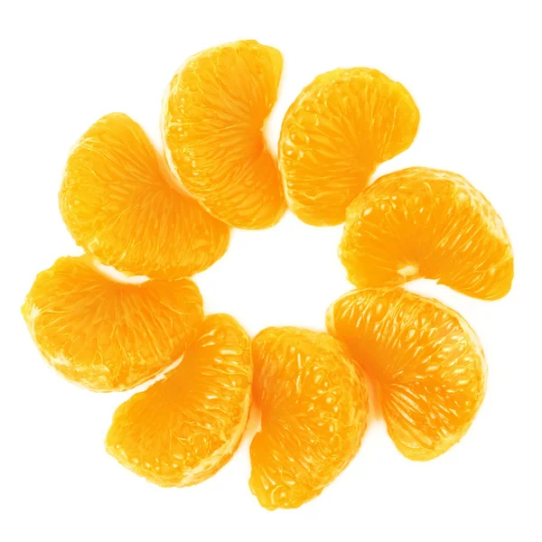 Mandarinkové slises — Stock fotografie