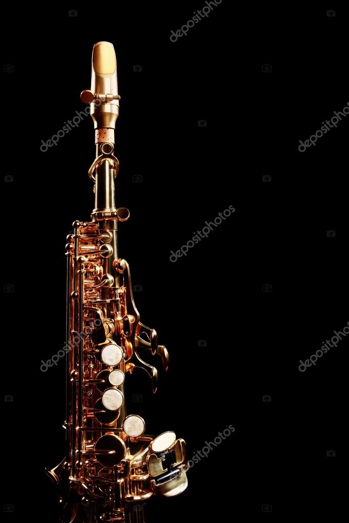 Saxophone close up soprano sax closeup Stock Photo by ©alenavlad 78927778